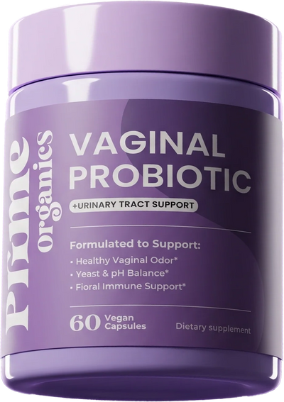 Prime Organics Vaginal Probiotic, 60 vegan capsules
