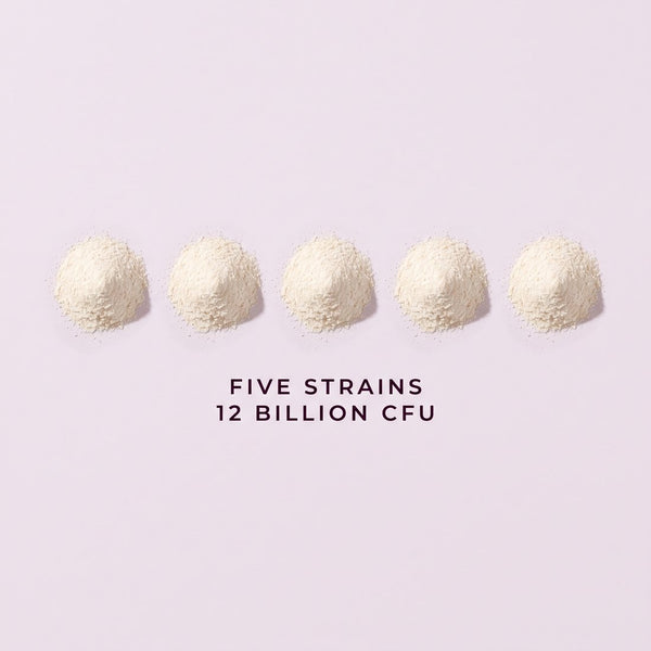 Five supporting strains, 12 billion CFU
