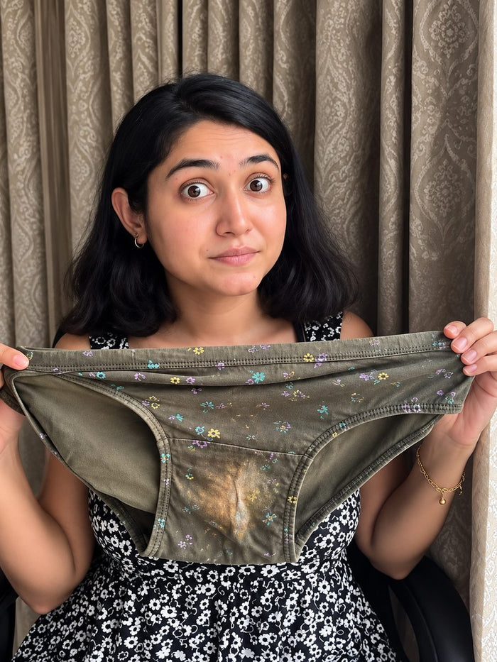 A woman worried about vaginal odor