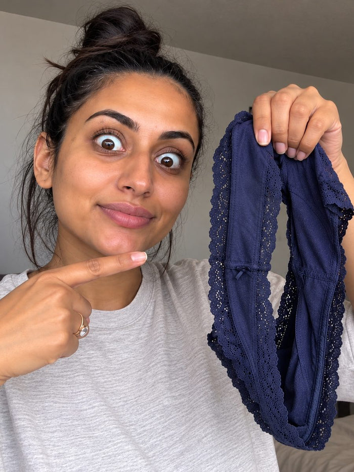 A woman worried about vaginal odor
